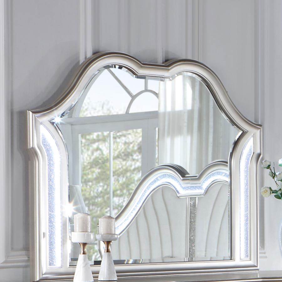 Evangeline Silver Dresser Mirror - MyWaynesHome #