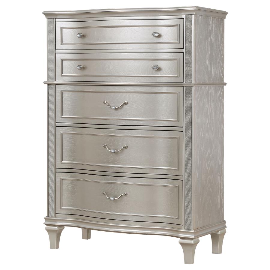 Evangeline Silver Chest - MyWaynesHome #