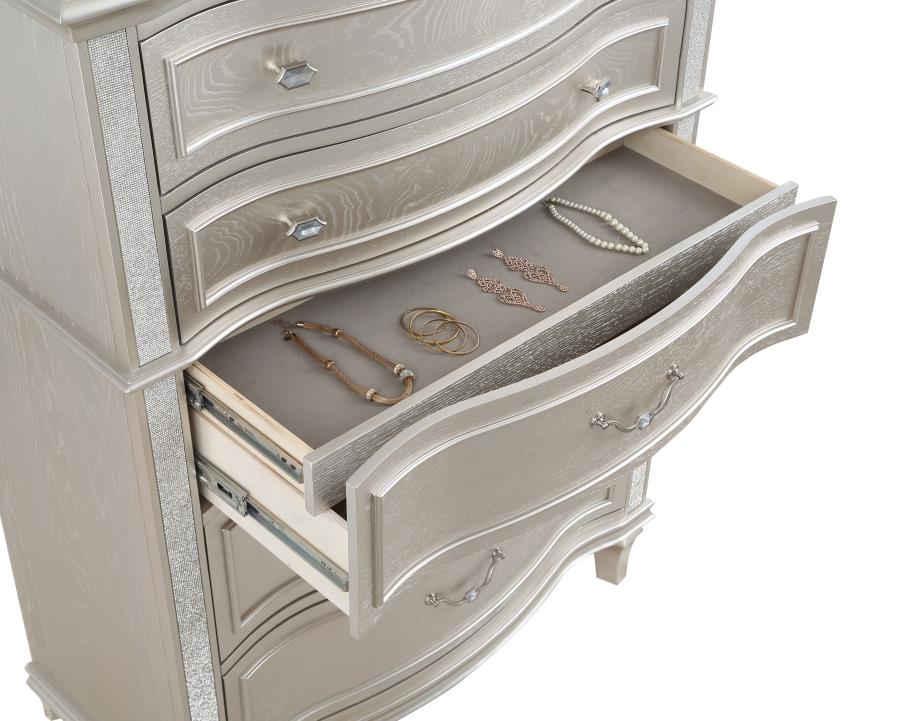 Evangeline Silver Chest - MyWaynesHome #