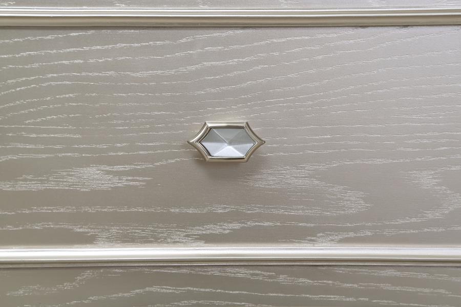 Evangeline Silver Vanity Table - MyWaynesHome #