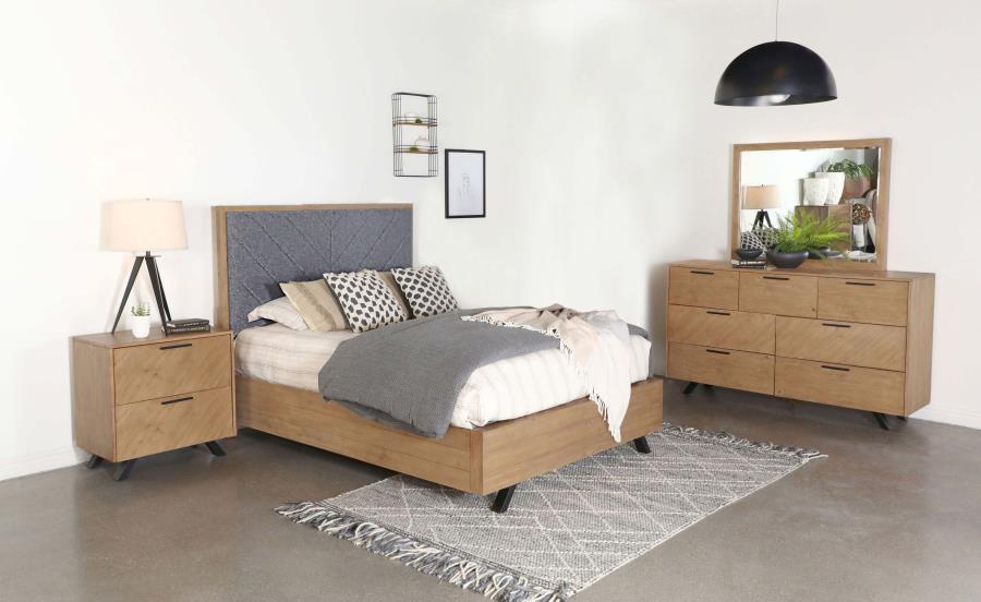 Taylor Brown Queen Bed 4 Pc Set - MyWaynesHome #