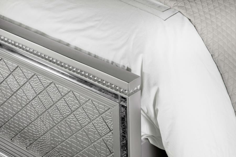 Eleanor Silver Eastern King Bed - MyWaynesHome #