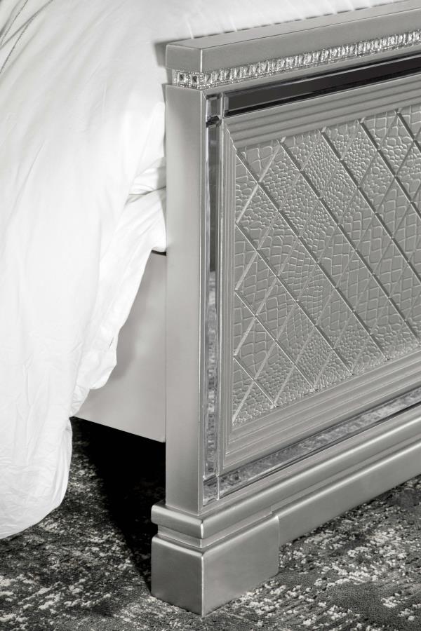 Eleanor Silver Eastern King Bed - MyWaynesHome #