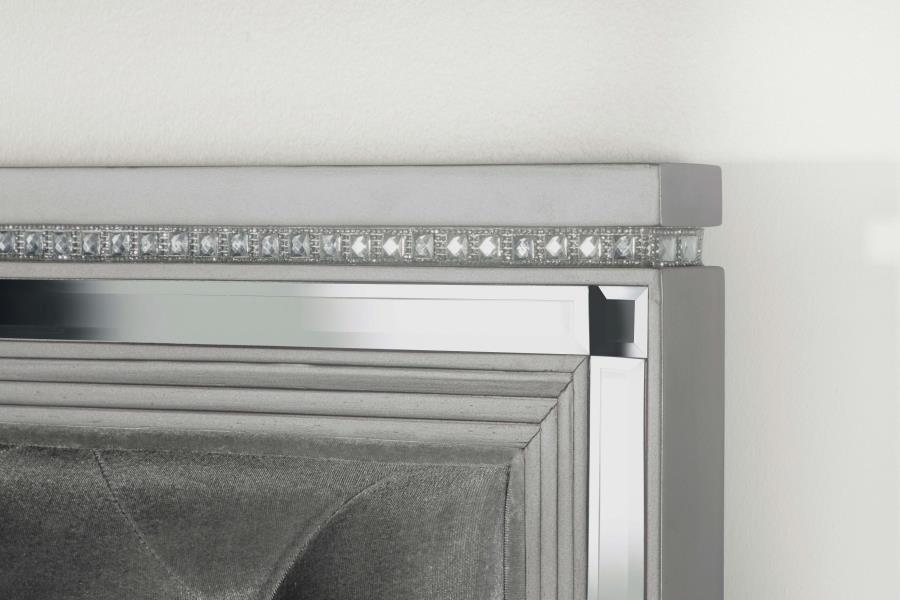 Eleanor Silver California King Bed - MyWaynesHome #