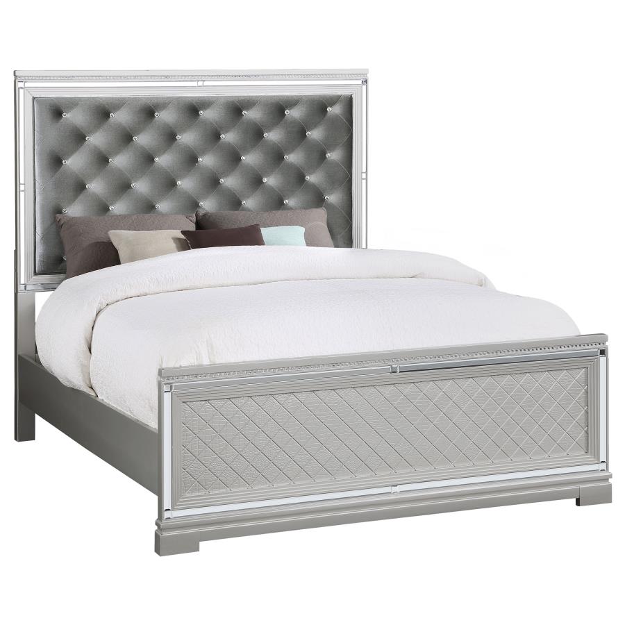 Eleanor Silver Queen Bed - MyWaynesHome #