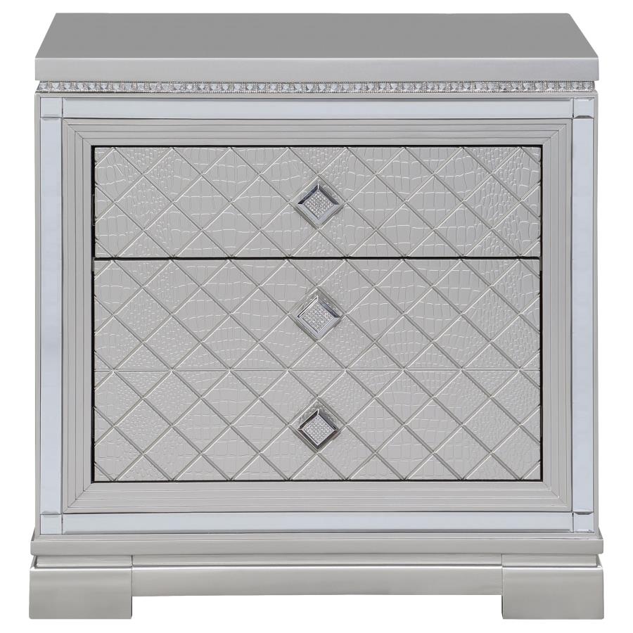 Eleanor Silver Nightstand - MyWaynesHome #