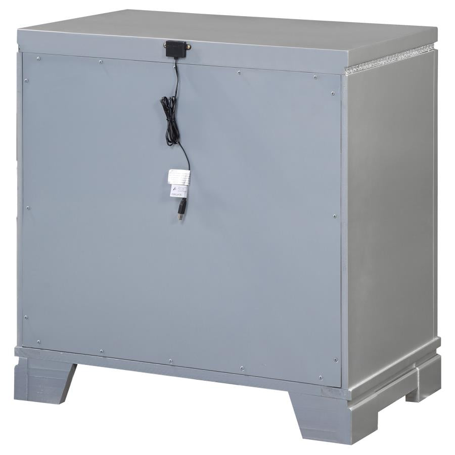 Eleanor Silver Nightstand - MyWaynesHome #