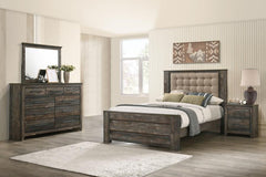 Ridgedale Brown Eastern King Bed 4 Pc Set - MyWaynesHome #