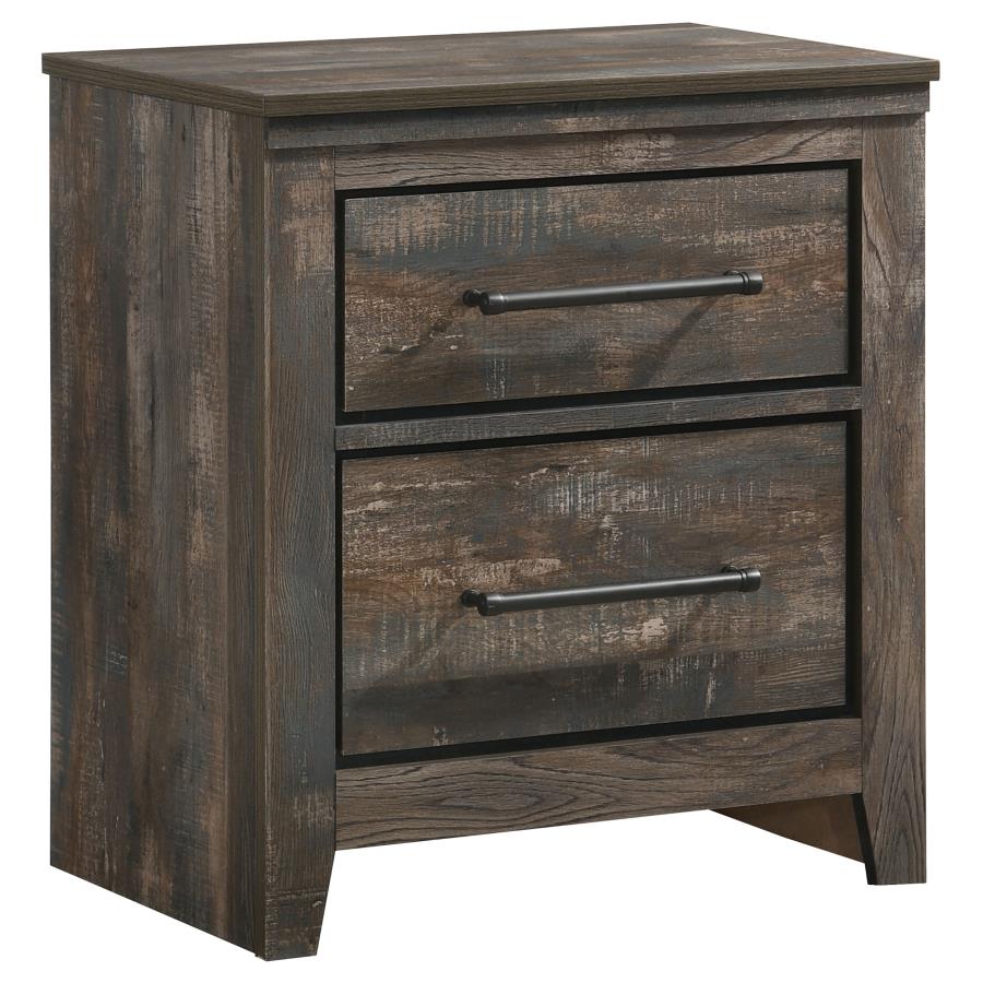 Ridgedale Brown Eastern King Bed 4 Pc Set - MyWaynesHome #
