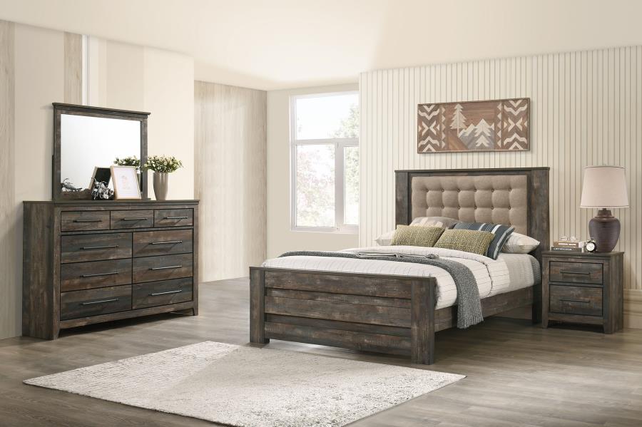 Ridgedale Brown Queen Bed 4 Pc Set - MyWaynesHome #