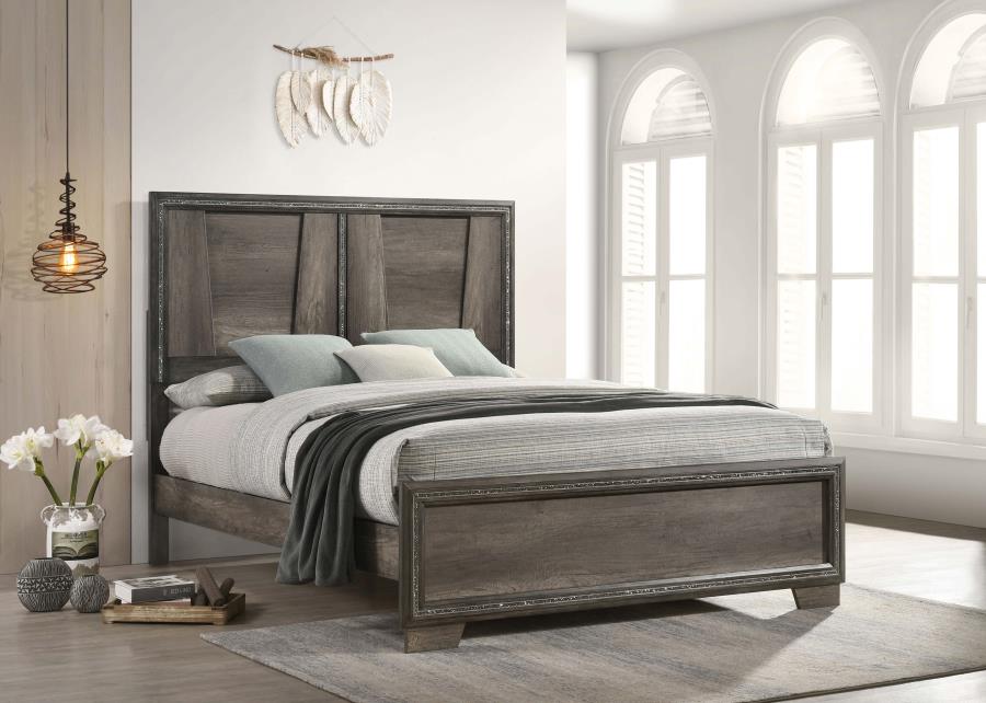 Janine Grey Eastern King Bed - MyWaynesHome #