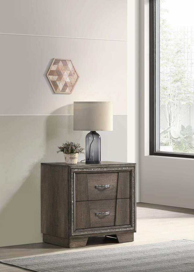 Janine Grey Nightstand - MyWaynesHome #