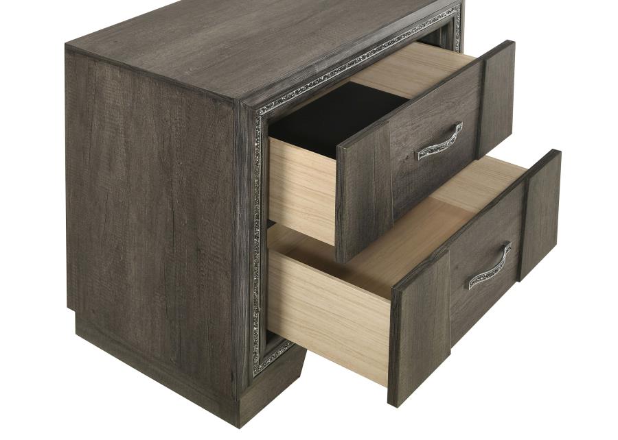 Janine Grey Nightstand - MyWaynesHome #
