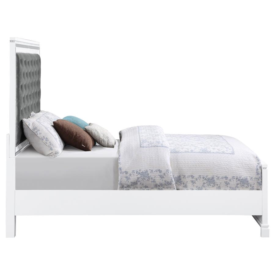 Eleanor White California King Bed - MyWaynesHome #