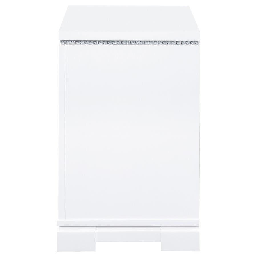Eleanor White Nightstand - MyWaynesHome #