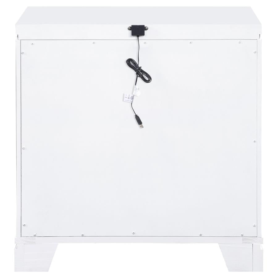 Eleanor White Nightstand - MyWaynesHome #