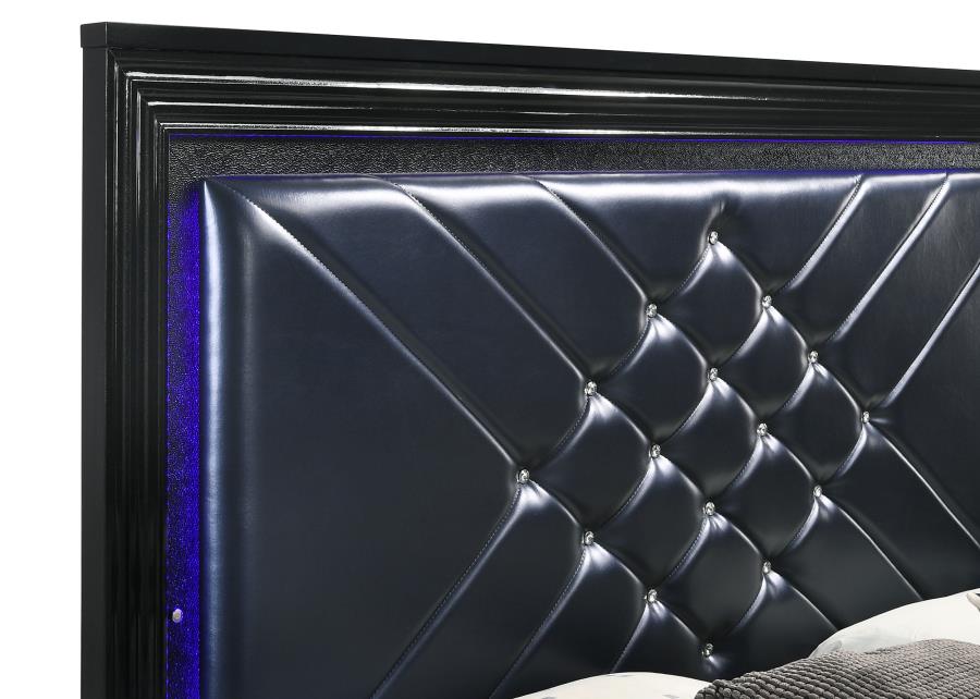 Penelope Black Queen Bed - MyWaynesHome #