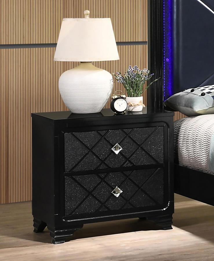 Penelope Black Nightstand - MyWaynesHome #