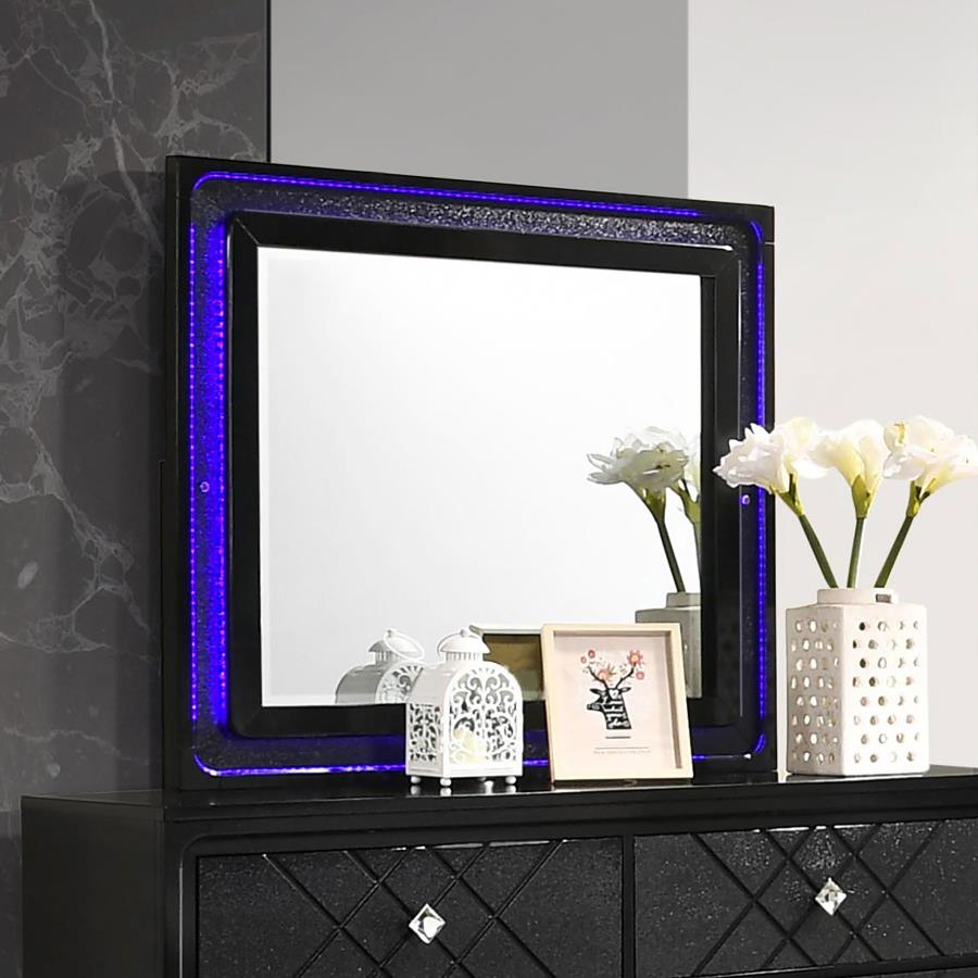 Penelope Black Dresser Mirror - MyWaynesHome #