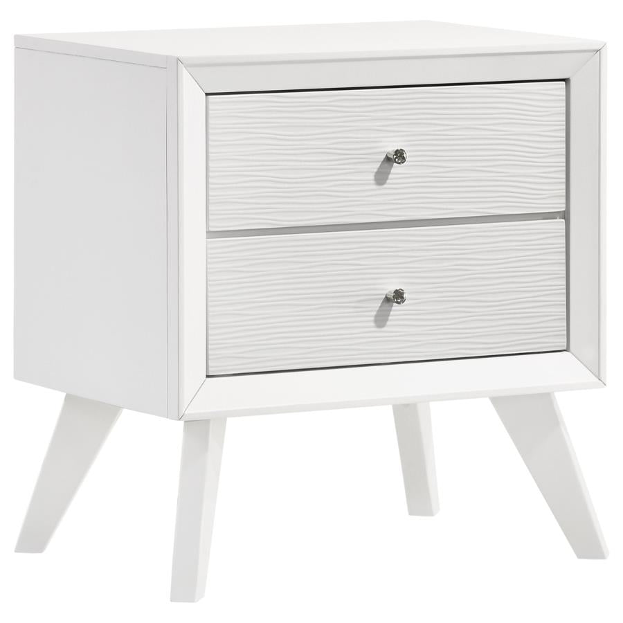 Janelle White Queen Bed 4 Pc Set - MyWaynesHome #