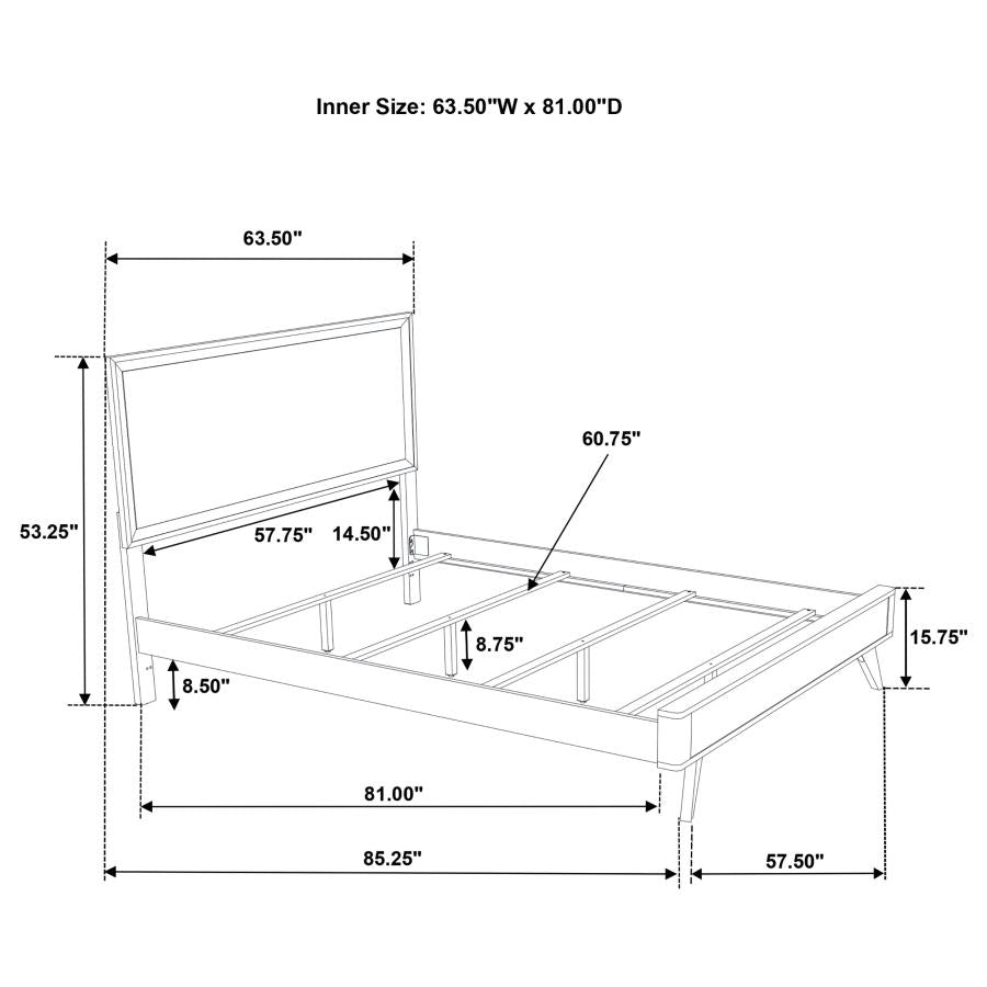 Janelle White Queen Bed - MyWaynesHome #