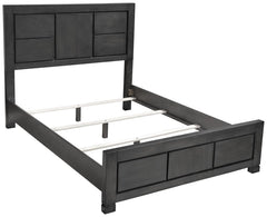 Lorenzo Grey Queen Bed 5 Pc Set - MyWaynesHome #