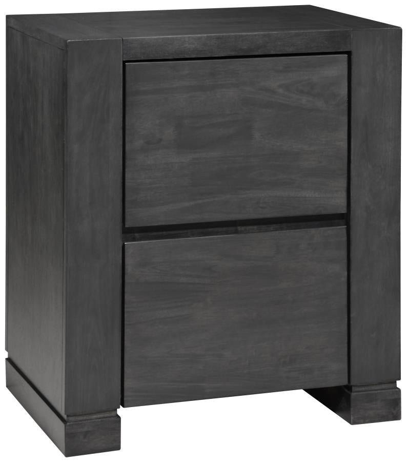 Lorenzo Grey Queen Bed 5 Pc Set - MyWaynesHome #