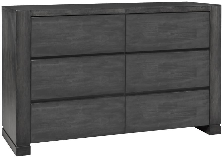 Lorenzo Grey Queen Bed 5 Pc Set - MyWaynesHome #