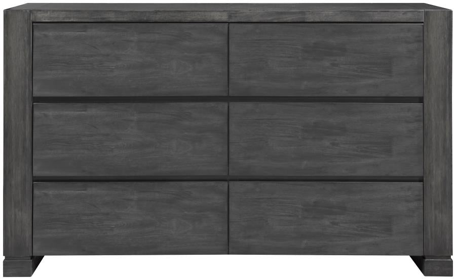 Lorenzo Grey Queen Bed 5 Pc Set - MyWaynesHome #
