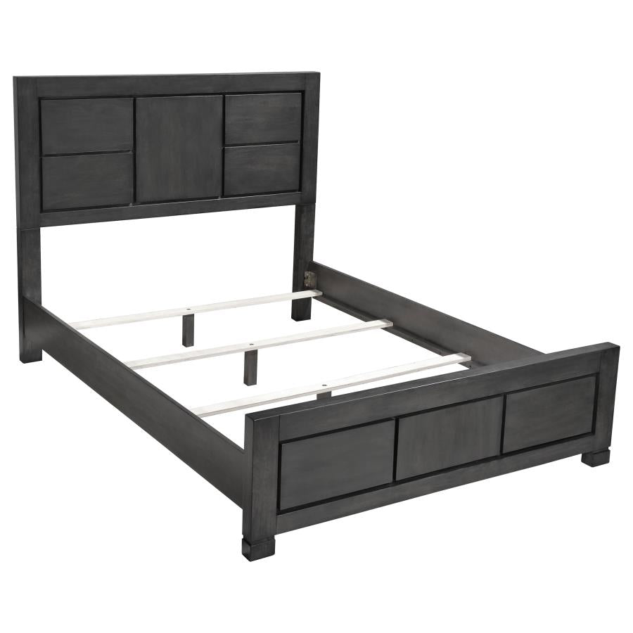 Lorenzo Grey Queen Bed - MyWaynesHome #