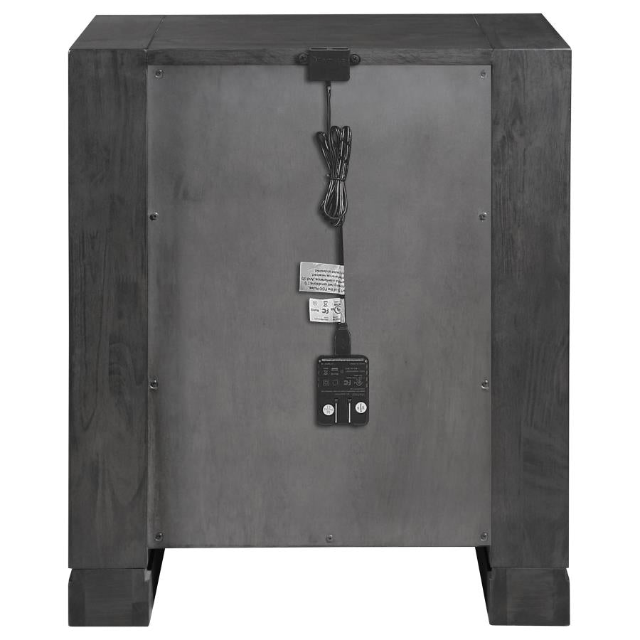 Lorenzo Grey Nightstand - MyWaynesHome #