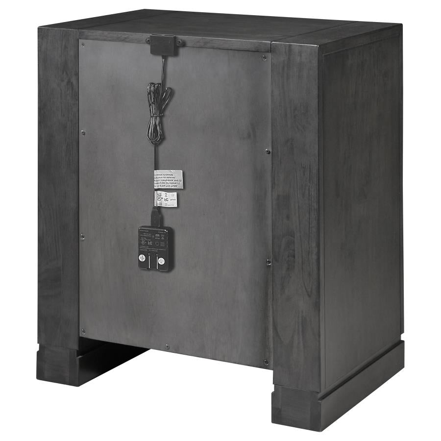 Lorenzo Grey Nightstand - MyWaynesHome #
