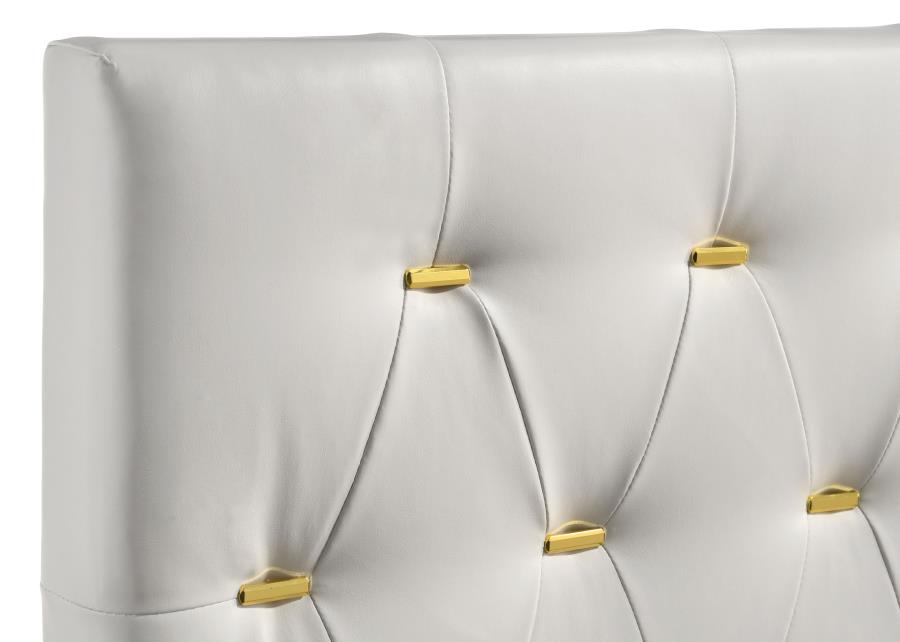 Kendall White California King Bed - MyWaynesHome #