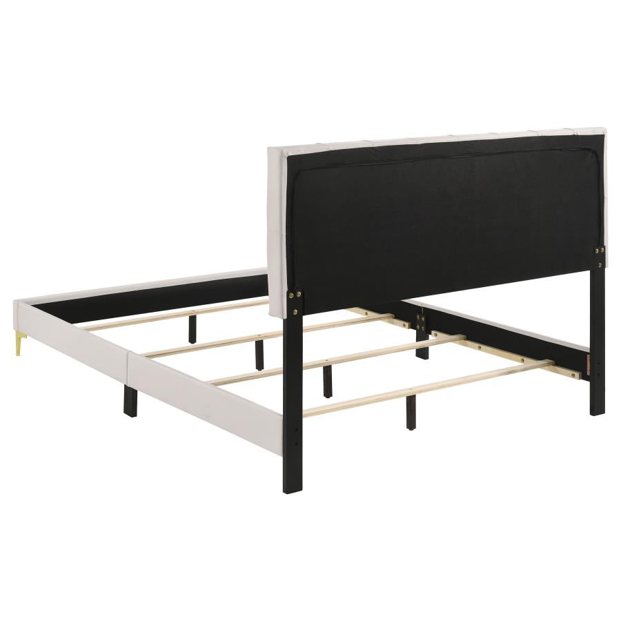 Kendall White Queen Bed 4 Pc Set - MyWaynesHome #