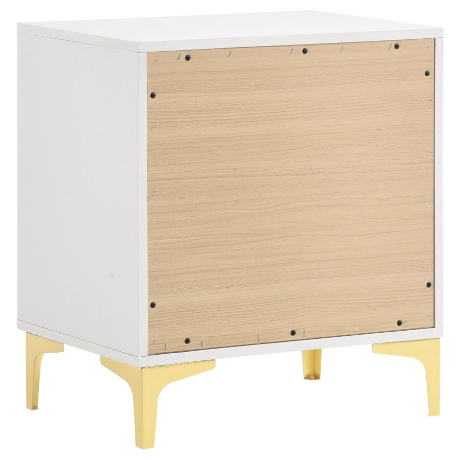 Kendall White Queen Bed 4 Pc Set - MyWaynesHome #