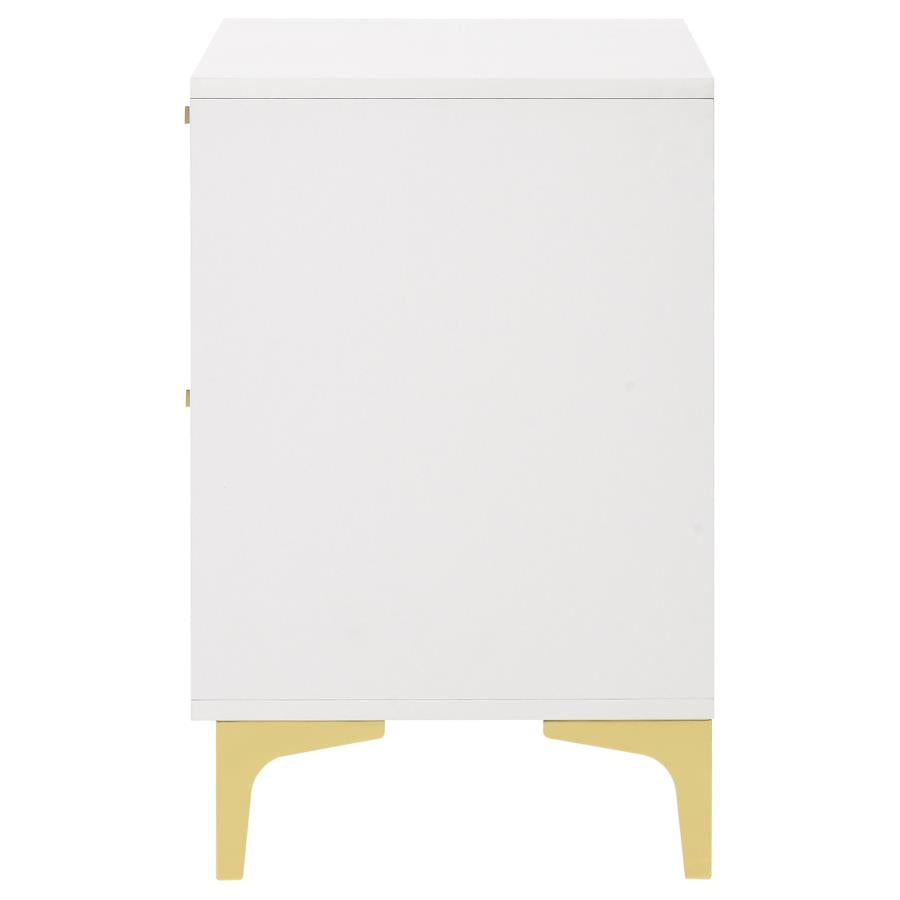 Kendall White Nightstand - MyWaynesHome #