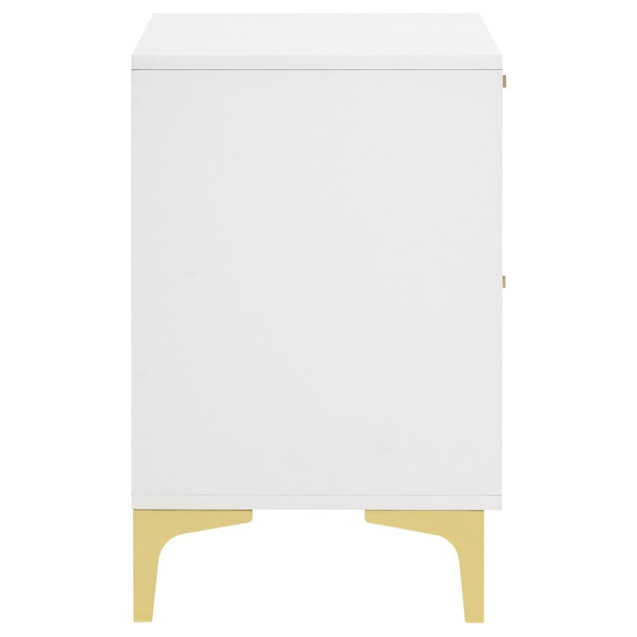 Kendall White Nightstand - MyWaynesHome #