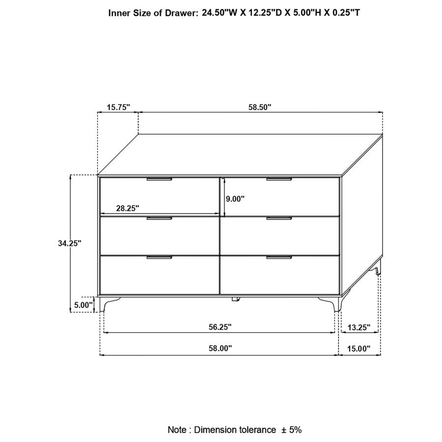 Kendall White Dresser - MyWaynesHome #