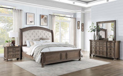Emmett Brown Queen Bed 4 Pc Set - MyWaynesHome #