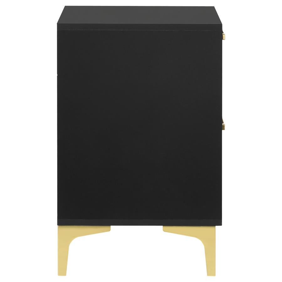 Kendall Black Nightstand - MyWaynesHome #