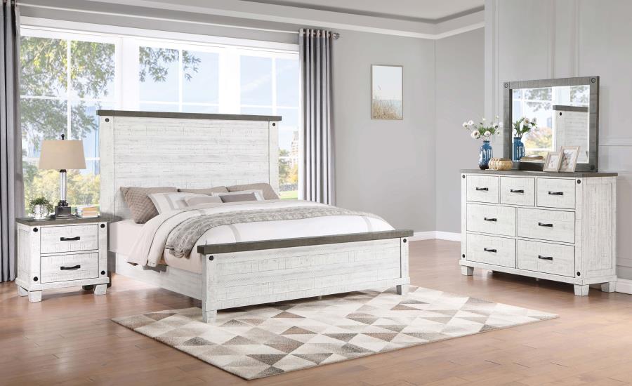 Lilith Grey Queen Bed 4 Pc Set - MyWaynesHome #