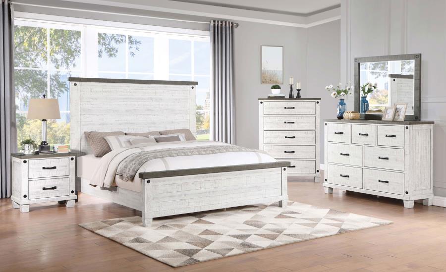 Lilith Grey Queen Bed 5 Pc Set - MyWaynesHome #