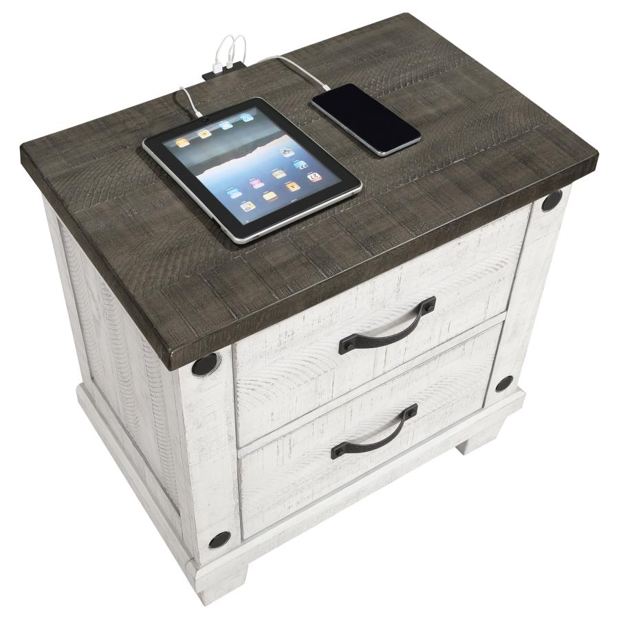 Lilith Grey Nightstand - MyWaynesHome #