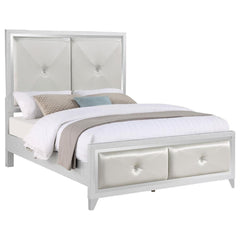 Larue Silver Queen Bed - MyWaynesHome #