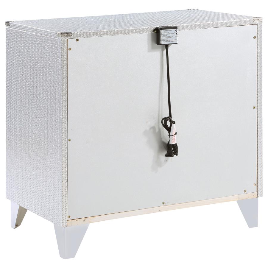 Larue Silver Nightstand - MyWaynesHome #