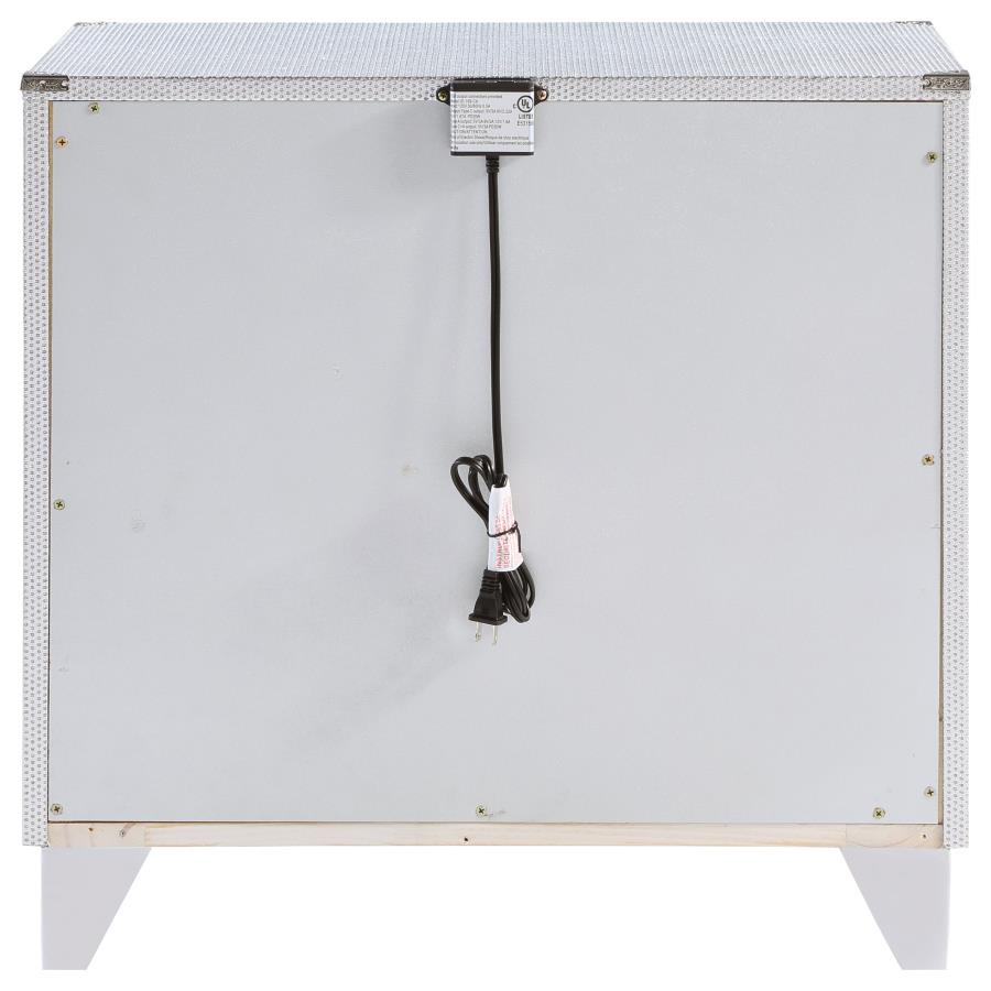 Larue Silver Nightstand - MyWaynesHome #
