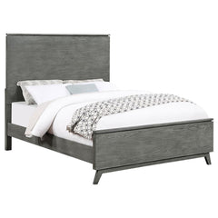 Nathan Grey Eastern King Bed - MyWaynesHome #