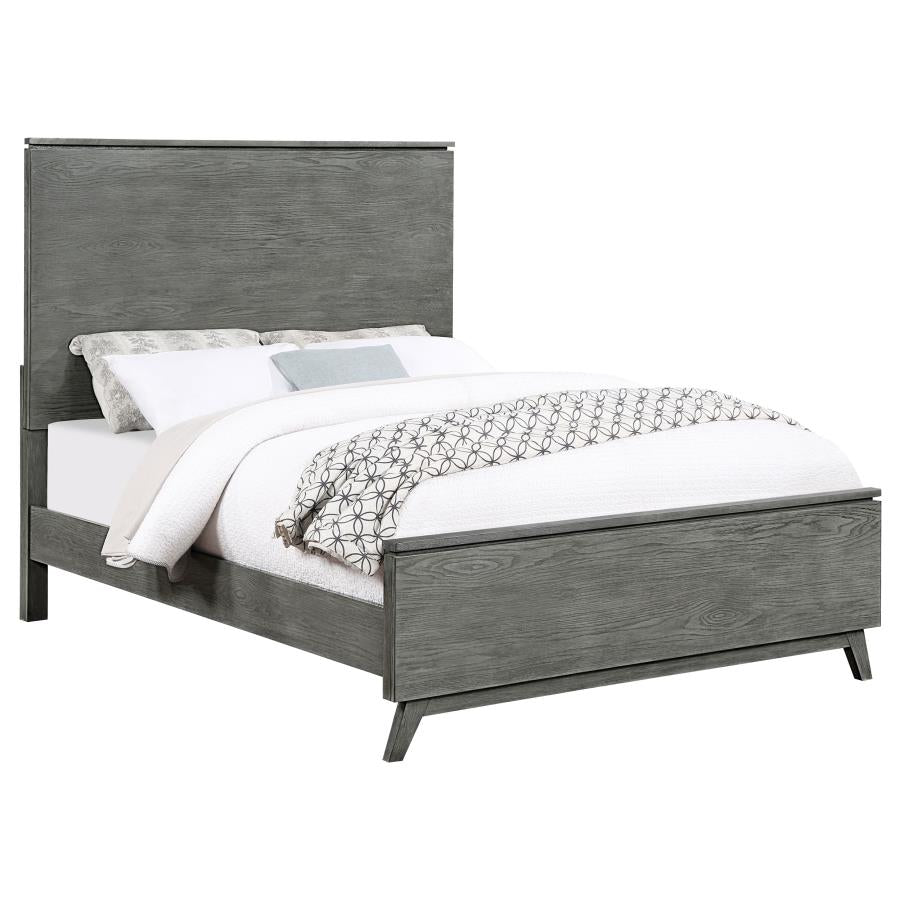 Nathan Grey California King Bed - MyWaynesHome #
