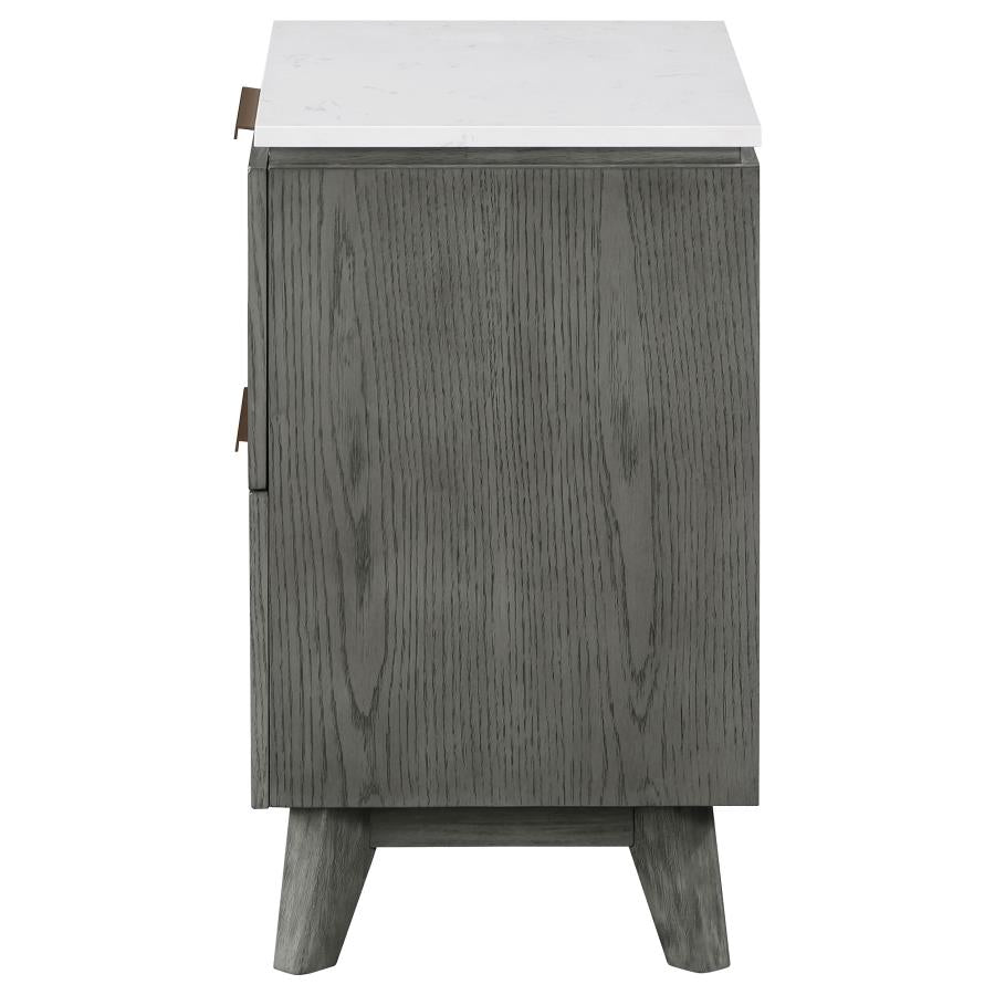 Nathan Grey Nightstand - MyWaynesHome #