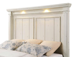 Evelyn White Eastern King Bed - MyWaynesHome #